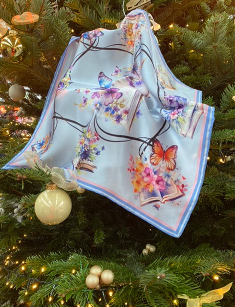 Butterfly Tales Neckerchief Blue