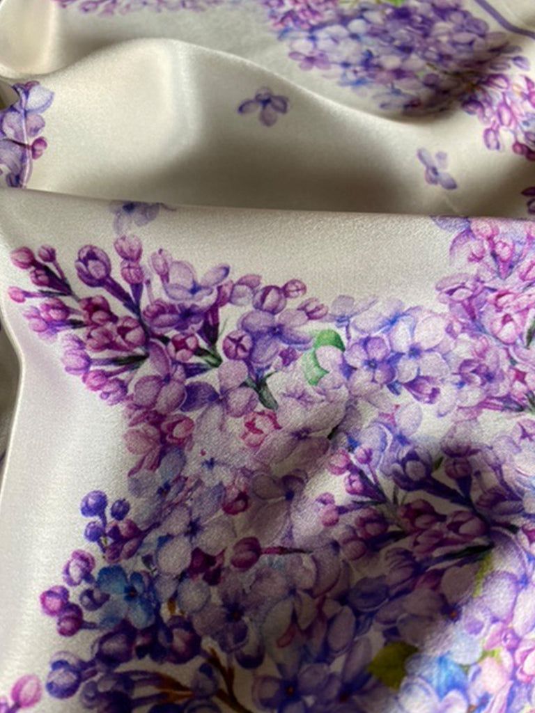 Lilac Reverie Silk Scarf