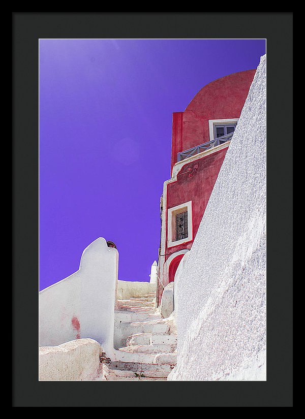 Beautiful Santorini  - Framed Print