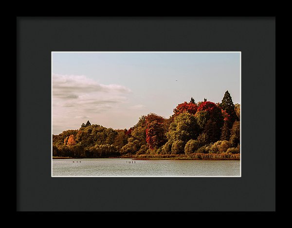 Stunning Surroundings In La Hulpe, Belgium - Framed Print