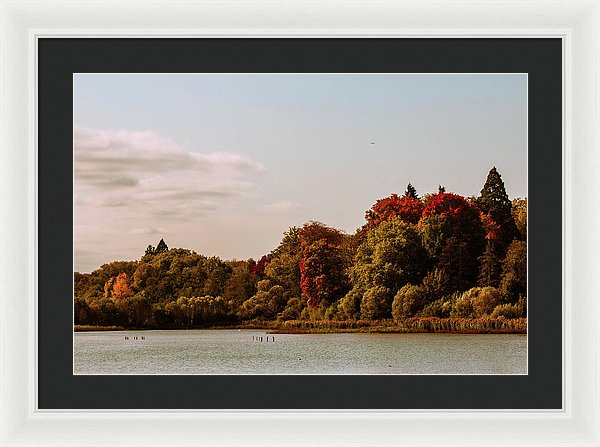 Stunning Surroundings In La Hulpe, Belgium - Framed Print